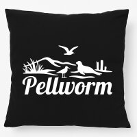 Kissen Pellworm Strandmotiv 40x40cm