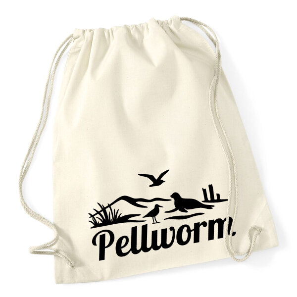 Turnbeutel Pellworm Strandmotiv 12 Liter