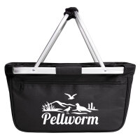Einkaufskorb faltbar Pellworm Strandmotiv 20 Liter...