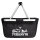 Einkaufskorb faltbar Pellworm Strandmotiv 20 Liter Tragekorb Black