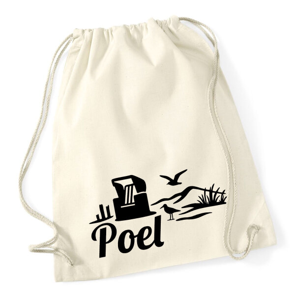 Turnbeutel Poel Strandmotiv 12 Liter