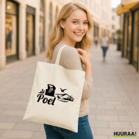 Jutebeutel Poel Strandmotiv 10 Liter