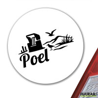 Aufkleber Poel Strandmotiv 10cm Sticker