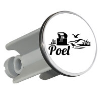 Waschbeckenstöpsel Poel Strandmotiv 4cm Abflussstopfen