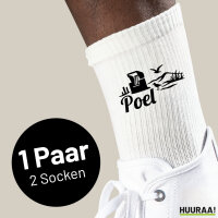 Socken Poel Strandmotiv Größe 37/46 White Motiv Tennissocken