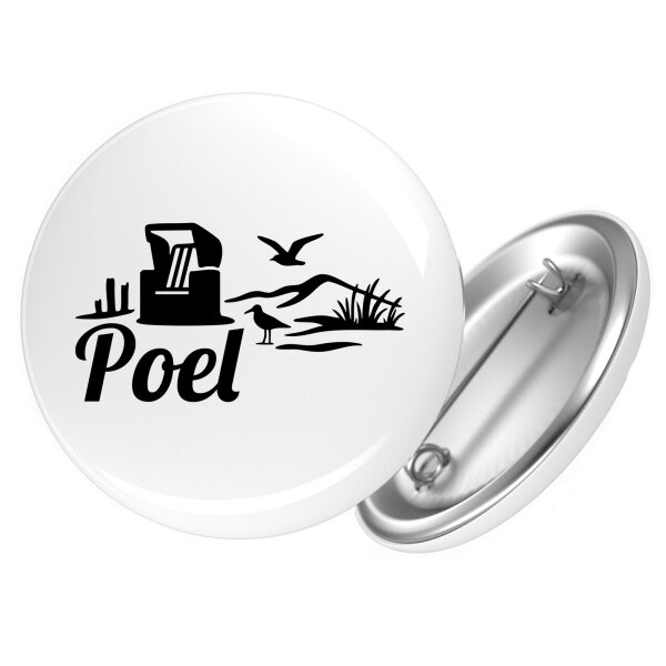 Button Poel Strandmotiv