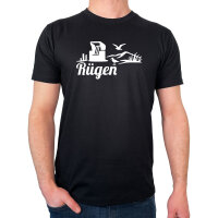 Herren T-Shirt Rügen Strandmotiv Größe S-3XL