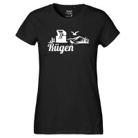 Damen T-Shirt Rügen Strandmotiv Größe XS-XXL