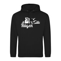 Unisex Hoodie Rügen Strandmotiv Größe S-3XL