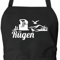 Schürze Rügen Strandmotiv