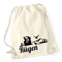 Turnbeutel Rügen Strandmotiv 12 Liter