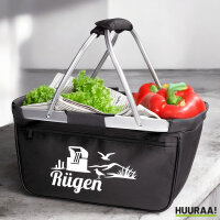 Einkaufskorb faltbar Rügen Strandmotiv 20 Liter...