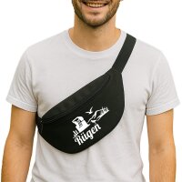 Bauchtasche R&uuml;gen Strandmotiv 2,5 Liter Black