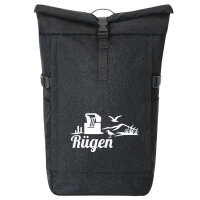 Kurierrucksack Rügen Strandmotiv 30-44 Liter Black...