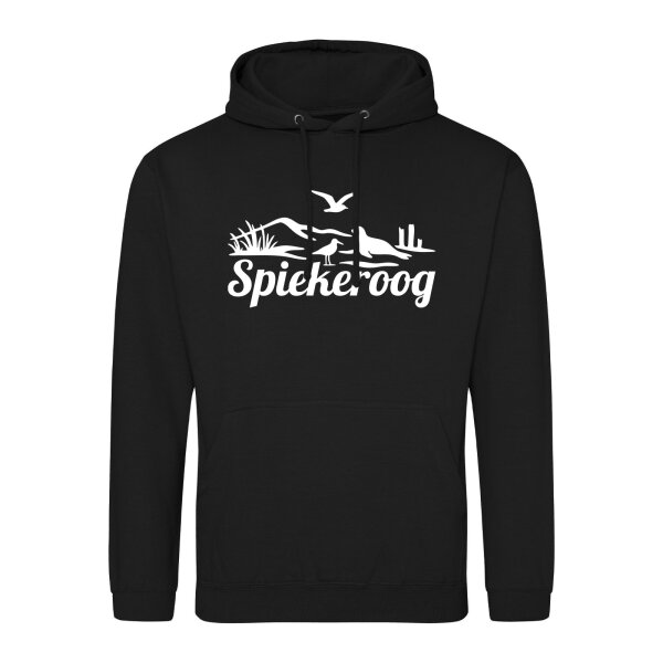 Unisex Hoodie Spiekeroog Strandmotiv Größe S-3XL