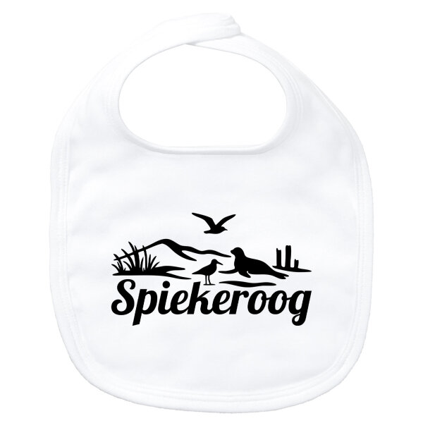 Baby Lätzchen Spiekeroog Strandmotiv