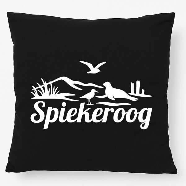 Kissen Spiekeroog Strandmotiv 40x40cm