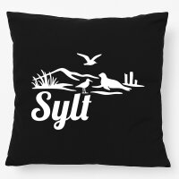 Kissen Sylt Strandmotiv 40x40cm