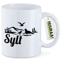 Kaffeetasse Sylt Strandmotiv 330ml