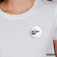 Button Sylt Strandmotiv