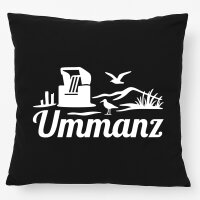 Kissen Ummanz Strandmotiv 40x40cm