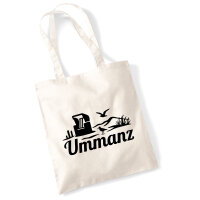 Jutebeutel Ummanz Strandmotiv 10 Liter
