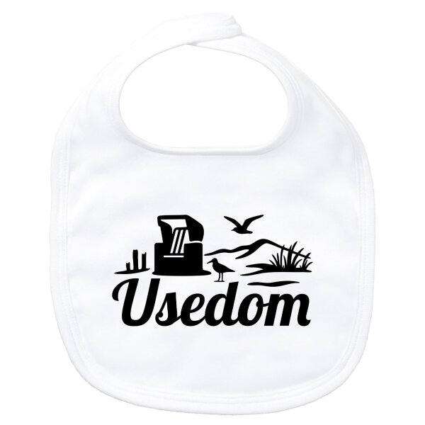 Baby Lätzchen Usedom Strandmotiv