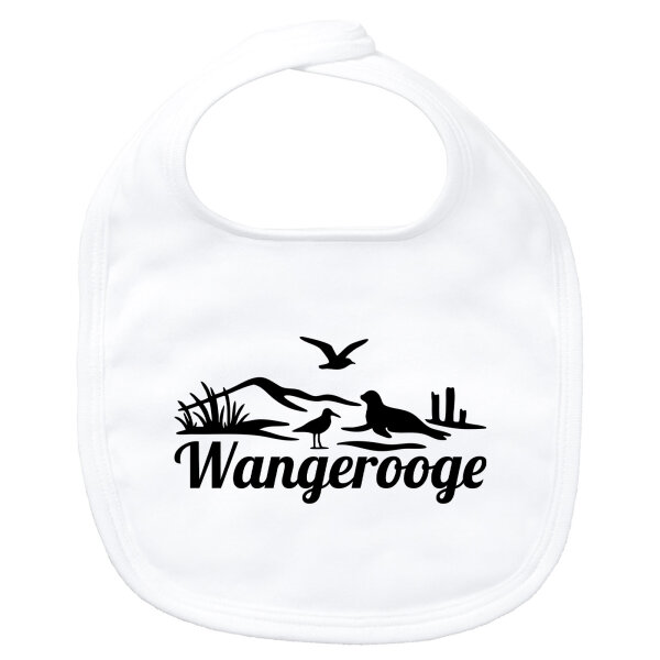 Baby Lätzchen Wangerooge Strandmotiv