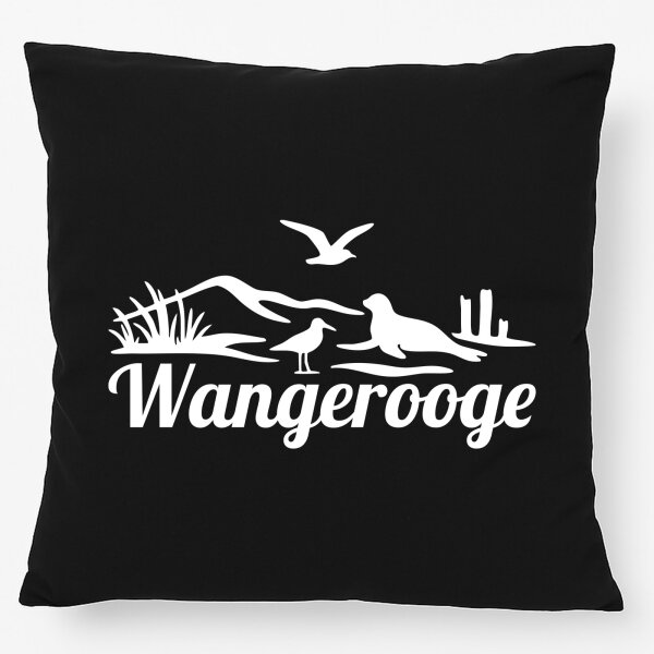 Kissen Wangerooge Strandmotiv 40x40cm