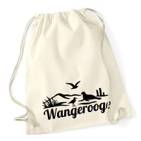 Turnbeutel Wangerooge Strandmotiv 12 Liter