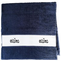Sporthandtuch Wangerooge Strandmotiv 50x100cm French Navy