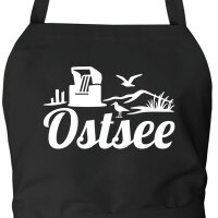 Schürze Ostsee Strandmotiv