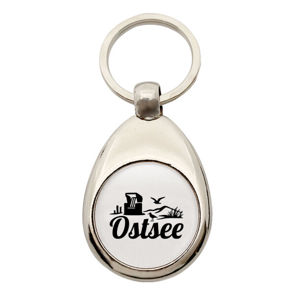 Schlüsselanhänger Ostsee Strandmotiv