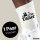 Socken Ostsee Strandmotiv Größe 37/46 White Motiv Tennissocken