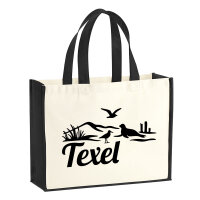 Jutetasche Texel Niederlande 21 Liter Black