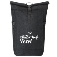 Kurierrucksack Texel Niederlande 30-44 Liter Black Melange