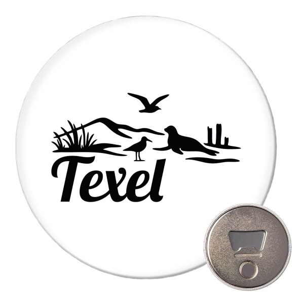 Magnet Texel Niederlande 59mm Kühlschrankmagnet
