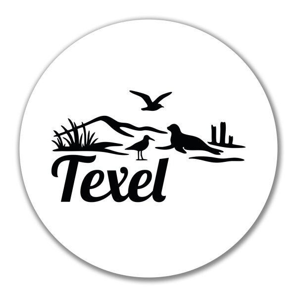 Aufkleber Texel Niederlande 10cm Sticker