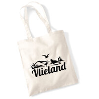 Jutebeutel Vlieland Niederlande 10 Liter