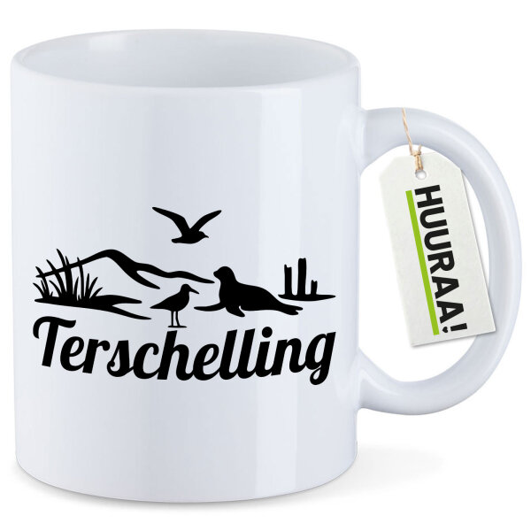 Kaffeetasse Terschelling Niederlande 330ml