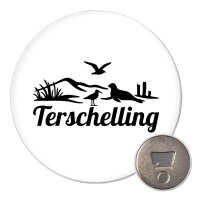 Magnet Terschelling Niederlande 59mm Kühlschrankmagnet Flaschenöffner