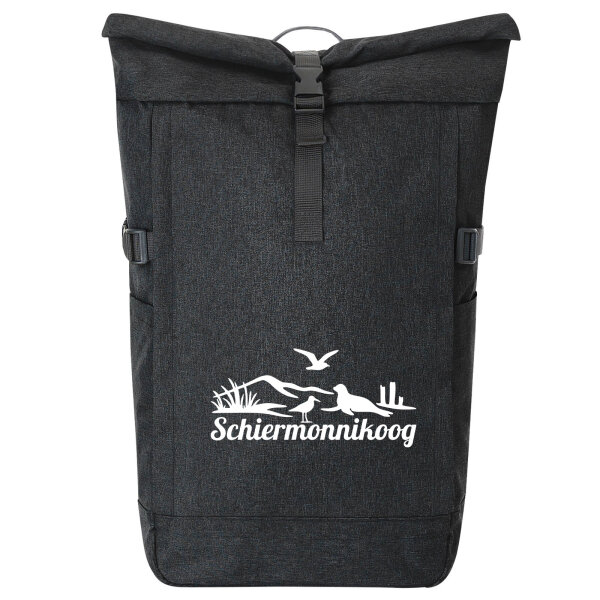 Kurierrucksack Schiermonnikoog Niederlande 30-44 Liter Black Melange