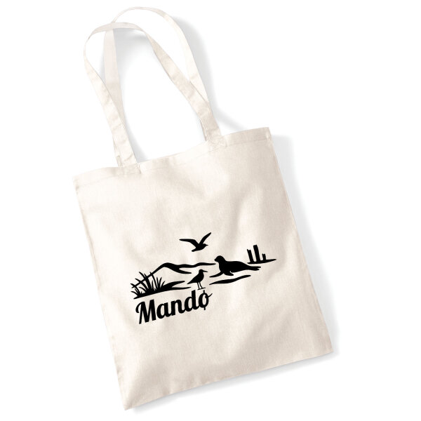 Jutebeutel Mandø Dänemark 10 Liter