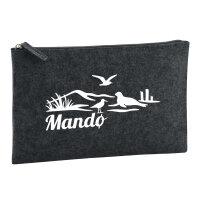 Kulturbeutel Mandø Dänemark 1 Liter Filz...