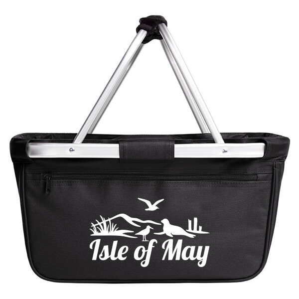 Einkaufskorb faltbar Isle of May Vereinigtes Königreich 20 Liter Tragekorb Black