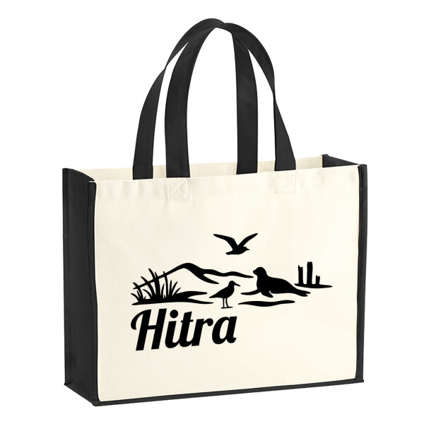 Jutetasche Hitra Norwegen 21 Liter Black