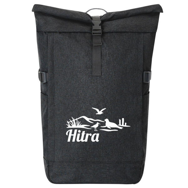 Kurierrucksack Hitra Norwegen 30-44 Liter Black Melange