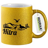 Glitzertasse Hitra Norwegen 330ml