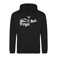 Unisex Hoodie Frøya Norwegen Größe S-3XL