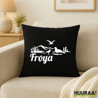 Kissen Frøya Norwegen 40x40cm